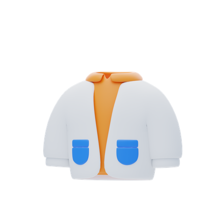 Lab Coat  3D Icon