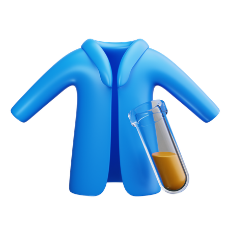 Lab Coat  3D Icon