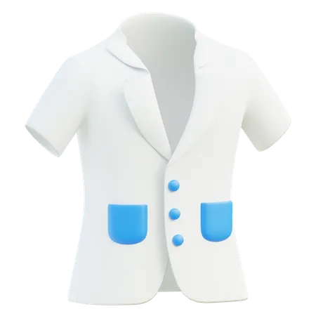 Lab Coat  3D Icon