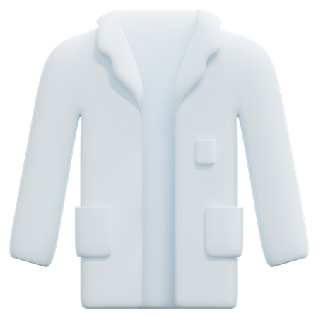 Lab Coat  3D Icon