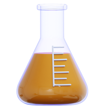 Lab Flask  3D Icon