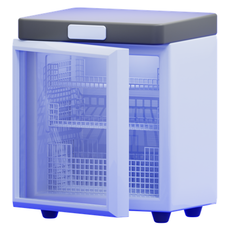 Lab Fridge  3D Icon