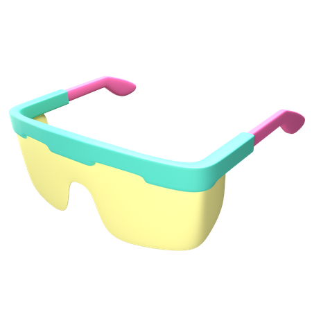 Lab Glasses 3D Icon