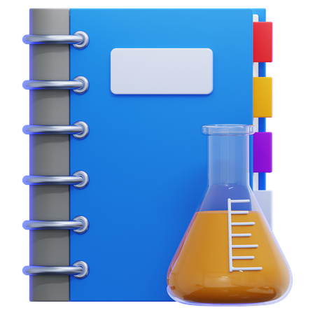 Lab Notebook  3D Icon