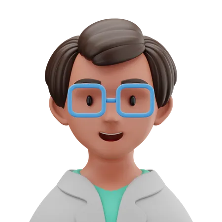 Lab Technician  3D Icon