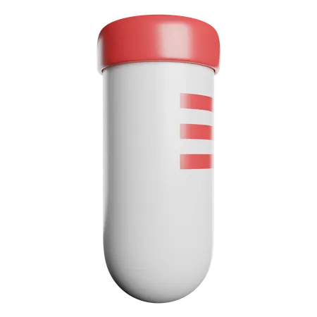 Lab Tubes Flask 3D Icon