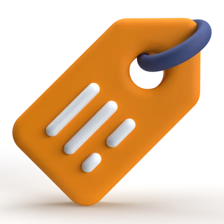 Label  3D Icon