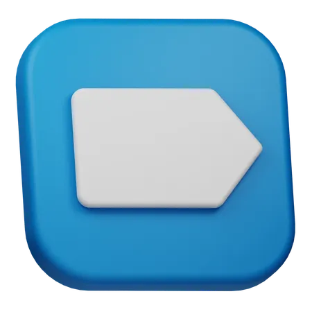 Label  3D Icon