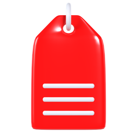 Label  3D Icon