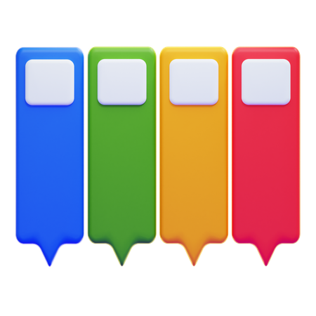 Label Chart  3D Icon