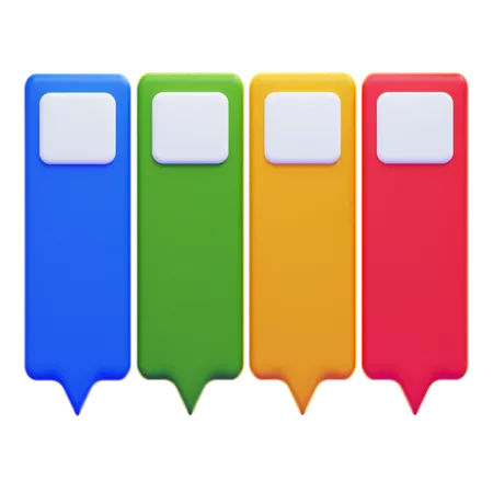 Label Chart  3D Icon