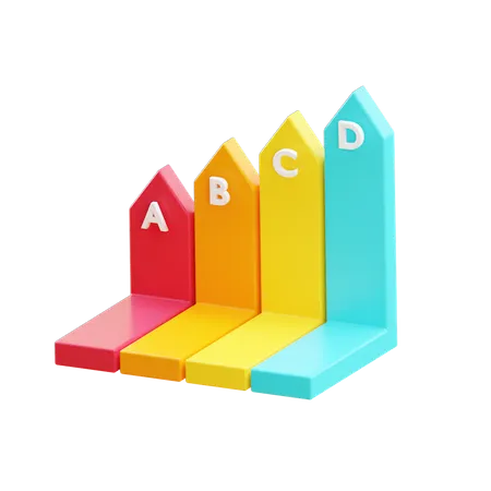 Label Chart  3D Illustration