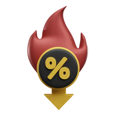 Label Discount  3D Icon