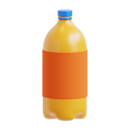 Labeled Bottle  3D Icon