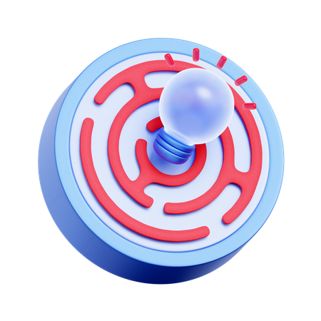 Laberinto de resolución de problemas  3D Icon