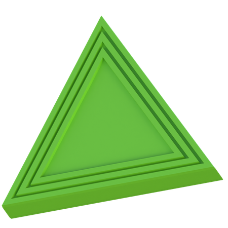 Laberinto triangular  3D Icon