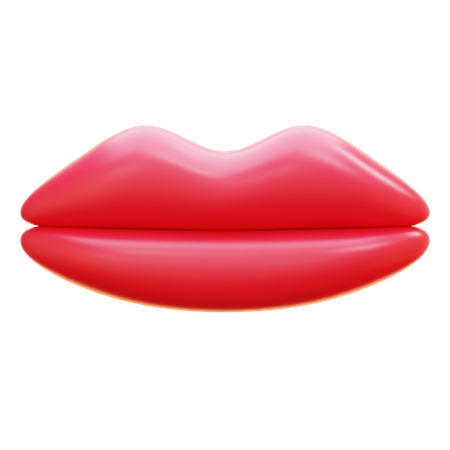 Labios  3D Icon