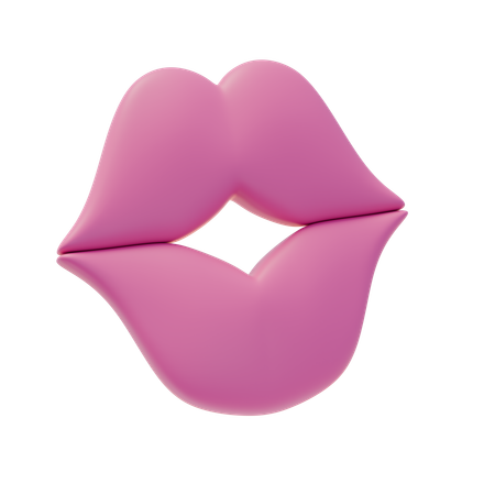 Labios  3D Icon