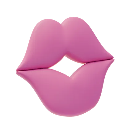 Labios  3D Icon