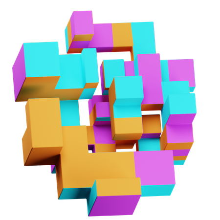 Labirinto de cubo  3D Icon