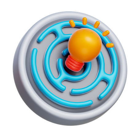 Labirinto de estratégia  3D Icon