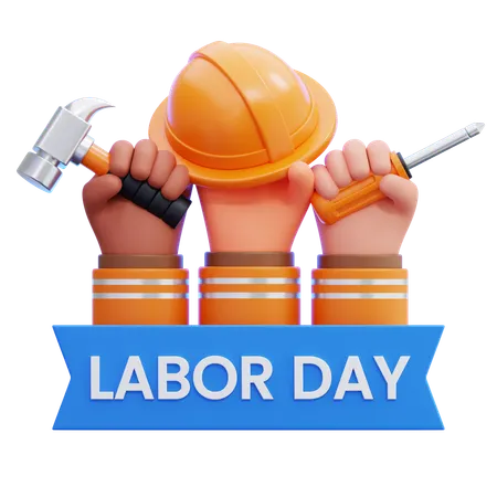 Labor Day  3D Icon