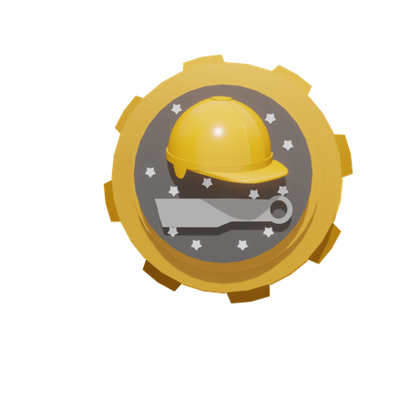 Labor Day Badge  3D Icon