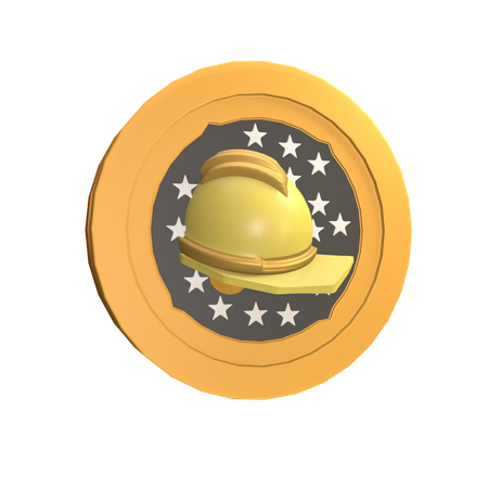 Labor Day Badge  3D Icon