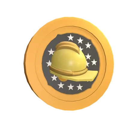 Labor Day Badge  3D Icon