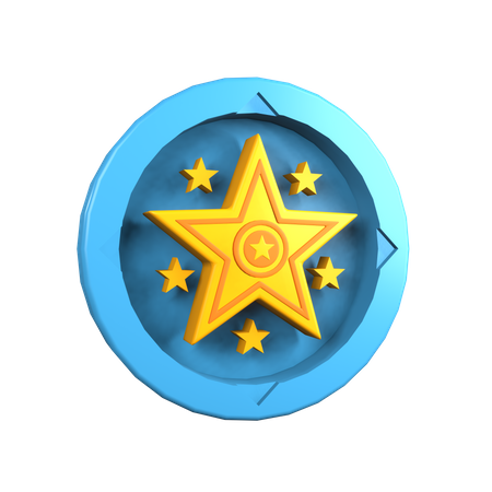 Labor Day Badge  3D Icon