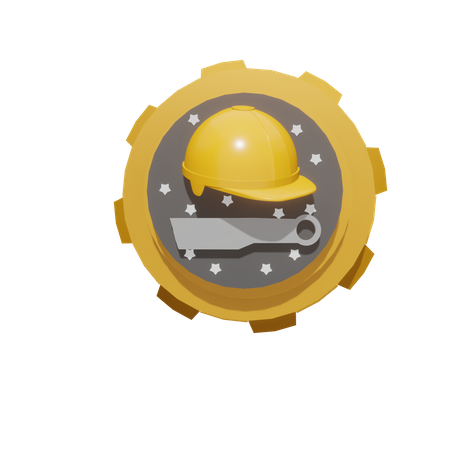 Labor Day Badge  3D Icon