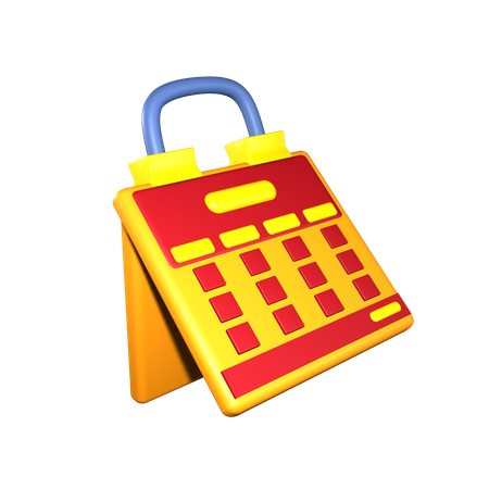 Labor Day Calendar  3D Icon