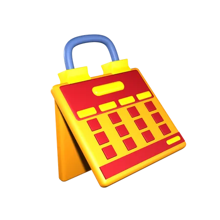 Labor Day Calendar  3D Icon