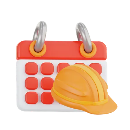 Labor Day Calendar  3D Icon