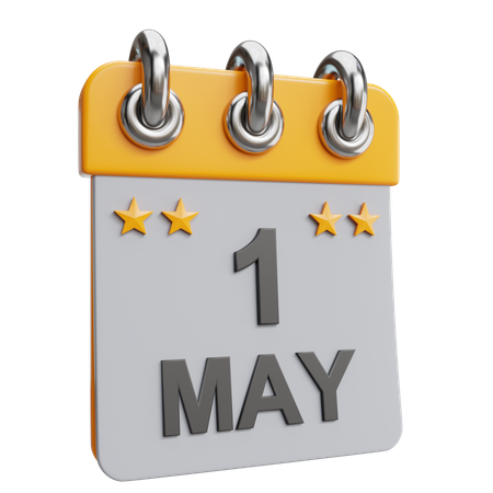 Labor Day Calendar  3D Icon