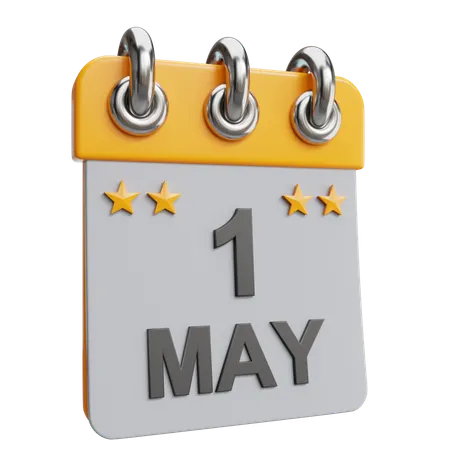 Labor Day Calendar  3D Icon