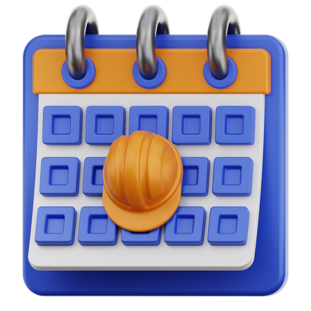 Labor Day Date  3D Icon
