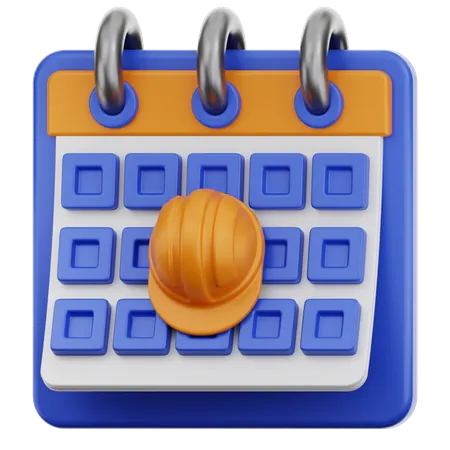 Labor Day Date  3D Icon