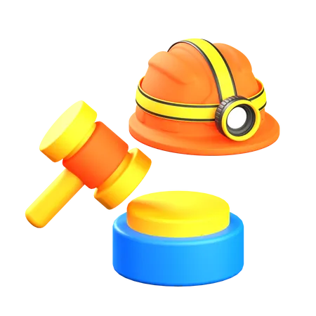 Labor Law  3D Icon