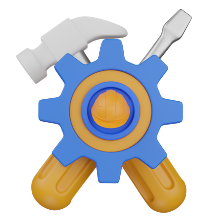 노동 보장  3D Icon