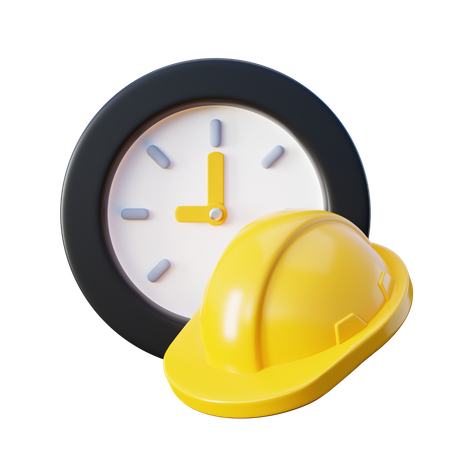 Labor Working Hour  3D Icon