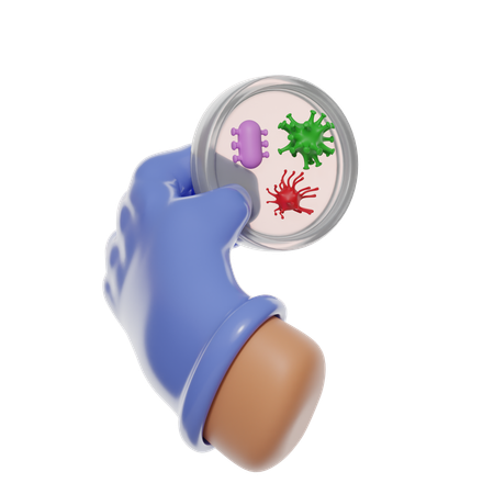 Laboratoire de microbiologie  3D Icon