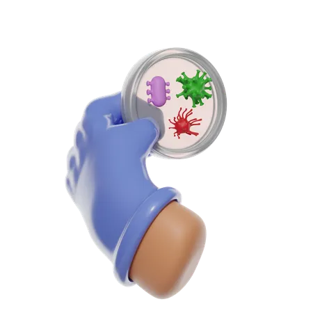 Laboratoire de microbiologie  3D Icon