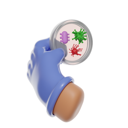 Laboratoire de microbiologie  3D Icon