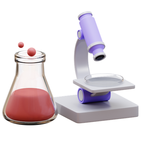 Laboratoire scientifique  3D Icon