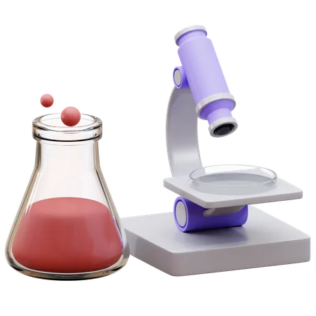 Laboratoire scientifique  3D Icon