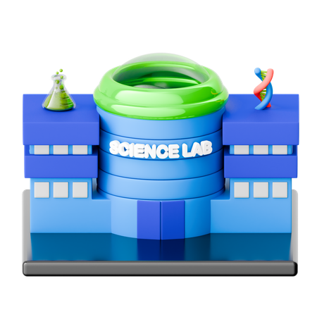 Laboratorio de ciencia  3D Icon