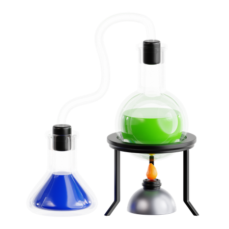 Laboratório de ciências  3D Icon