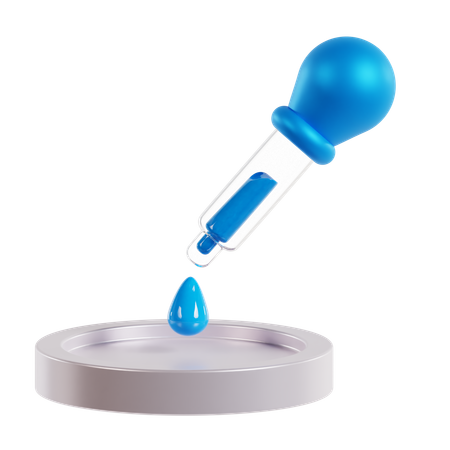 Laboratory Dropper  3D Icon