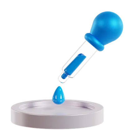 Laboratory Dropper  3D Icon